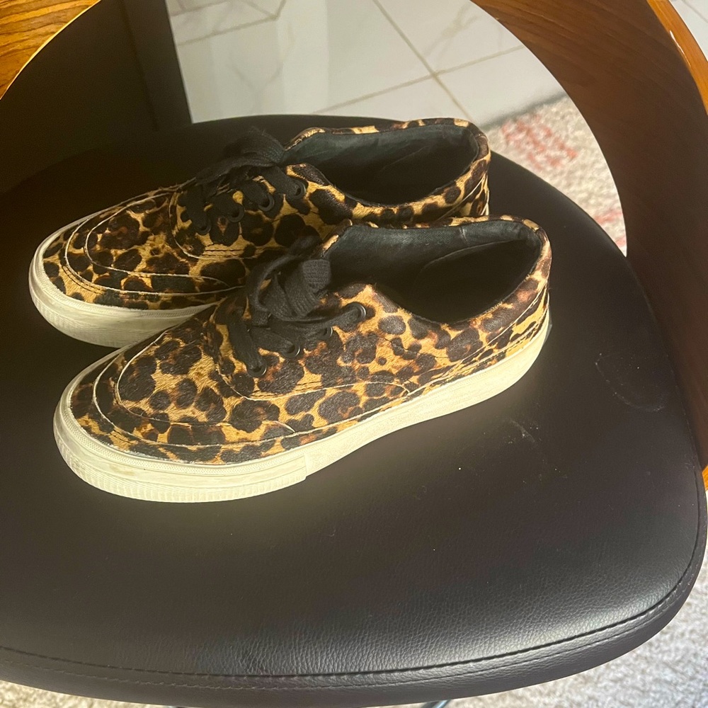 Allsaints animal print shoes